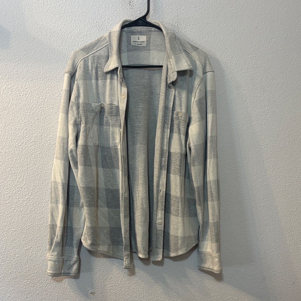 Mutual Weave Gray Plaid Shirt